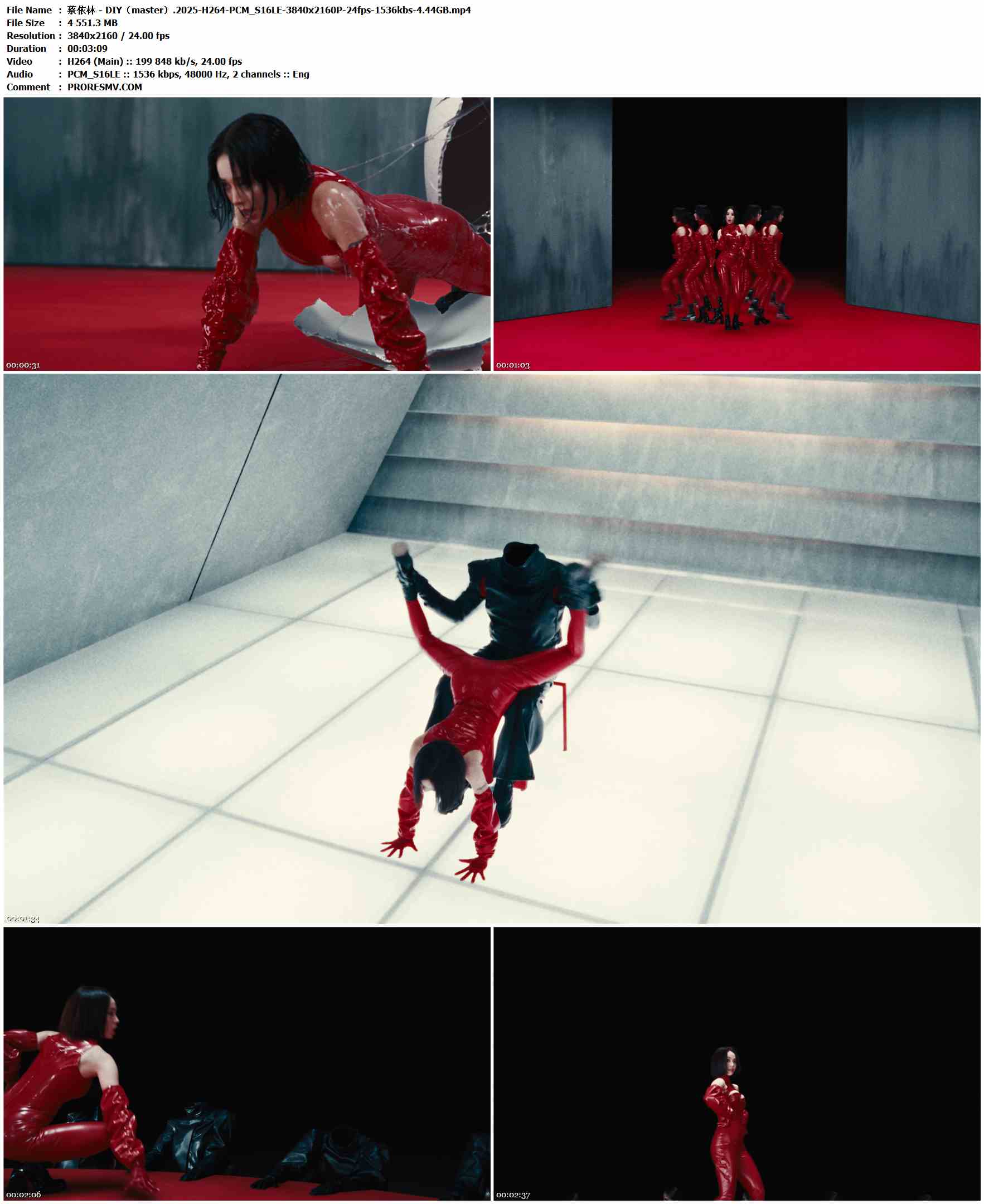 蔡依林 - DIY（master）.2025-H264-PCM_S16LE-3840x2160P-24fps-1536kbs-4.44GB官方MV_高清MV